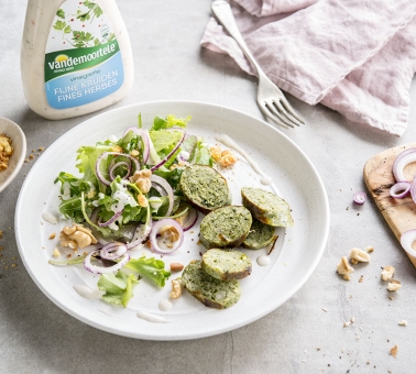 Slaatje met Boudin au chou - Salade de Boudin au chou