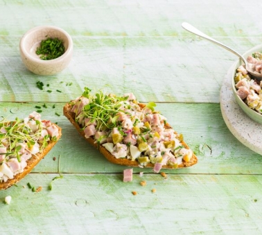 verrassende vleessalade met tuinkers - salade de viande au cresson