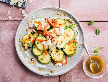 Slaatje met courgettes -  Salade aux courgettes